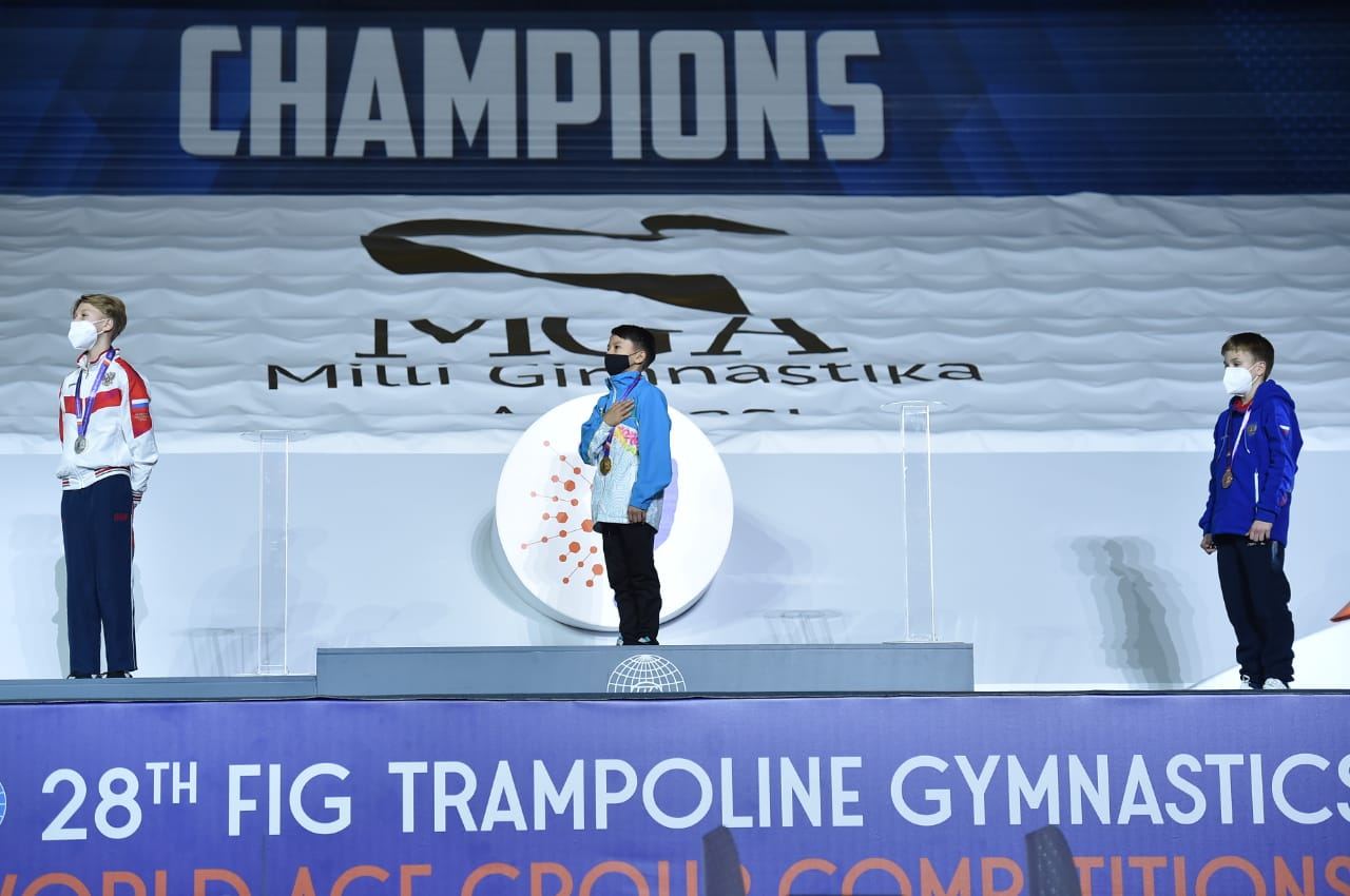 Awarding ceremony third day held as part of 28th FIG Trampoline Gymnastics World Age Group Competitions in Baku (PHOTOS)
