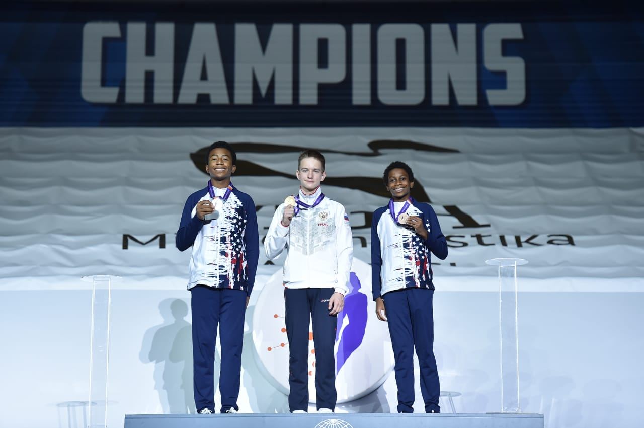 Awarding ceremony third day held as part of 28th FIG Trampoline Gymnastics World Age Group Competitions in Baku (PHOTOS)