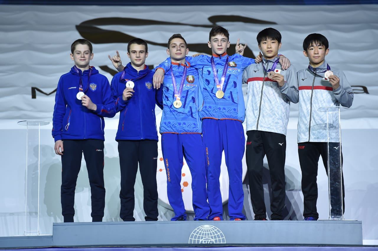 Awarding ceremony third day held as part of 28th FIG Trampoline Gymnastics World Age Group Competitions in Baku (PHOTOS)