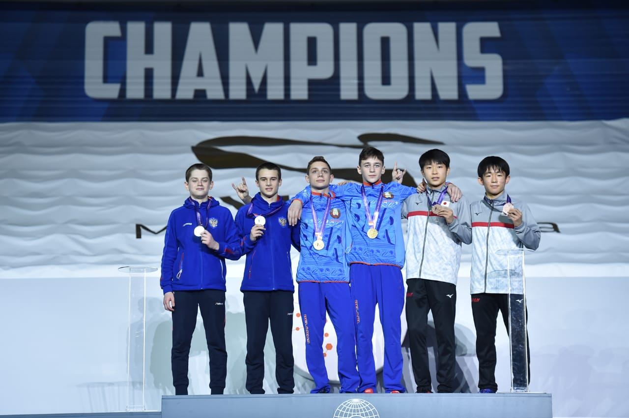 Awarding ceremony third day held as part of 28th FIG Trampoline Gymnastics World Age Group Competitions in Baku (PHOTOS)