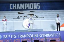 Awarding ceremony third day held as part of 28th FIG Trampoline Gymnastics World Age Group Competitions in Baku (PHOTOS)