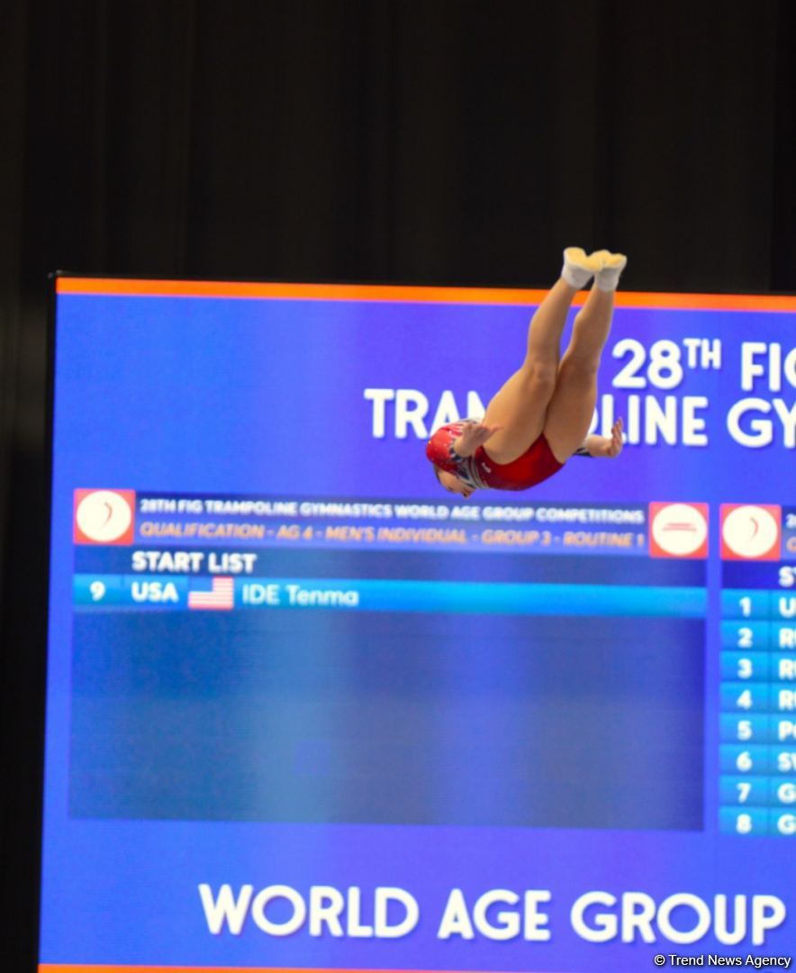 28th FIG Trampoline Gymnastics World Age Group Competitions underway in Baku (PHOTOS)