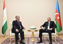 President Ilham Aliyev met with Tajik President Emomali Rahmon (PHOTO/VIDEO)