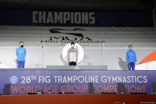 Baku holds awarding ceremony for winners of final day of FIG World Age Group Competitions