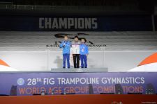 Baku holds awarding ceremony for winners of final day of FIG World Age Group Competitions