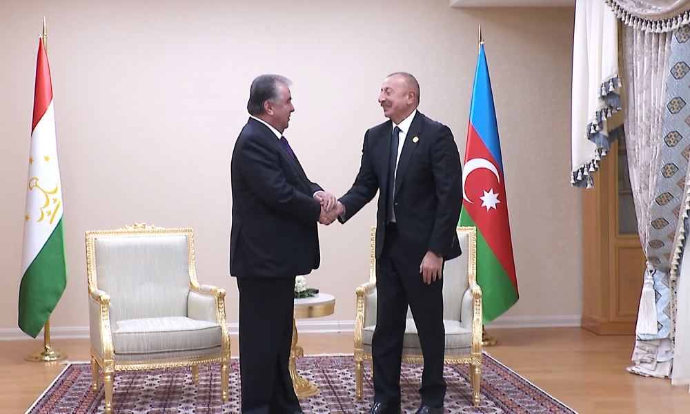 President Ilham Aliyev met with Tajik President Emomali Rahmon (PHOTO/VIDEO)