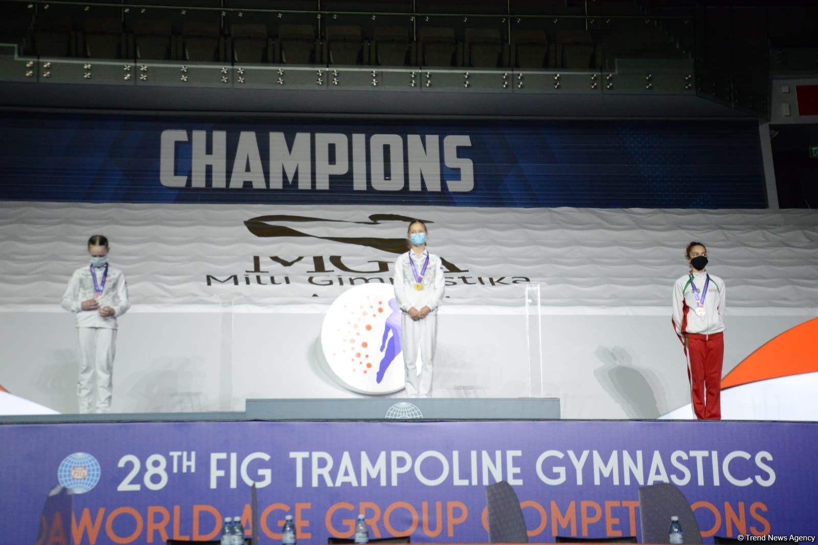 Baku holds awarding ceremony for winners of final day of FIG World Age Group Competitions