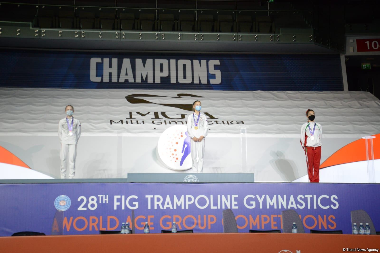 Baku holds awarding ceremony for winners of final day of FIG World Age Group Competitions