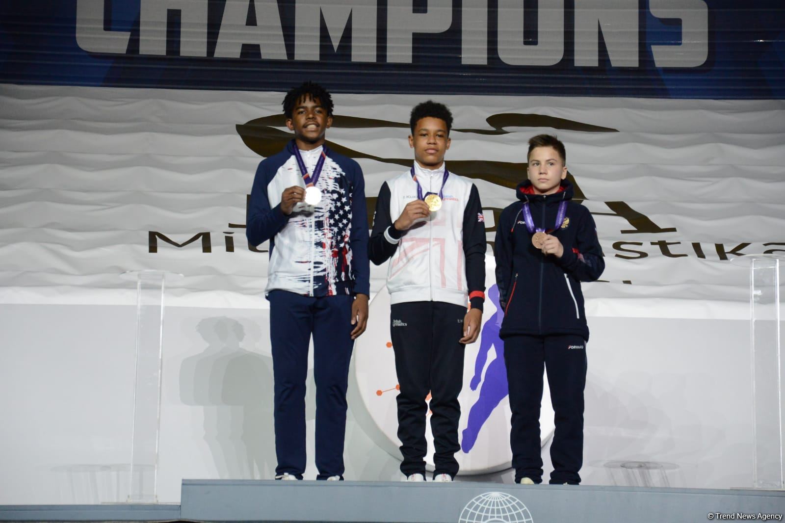 Baku holds awarding ceremony for winners of final day of FIG World Age Group Competitions