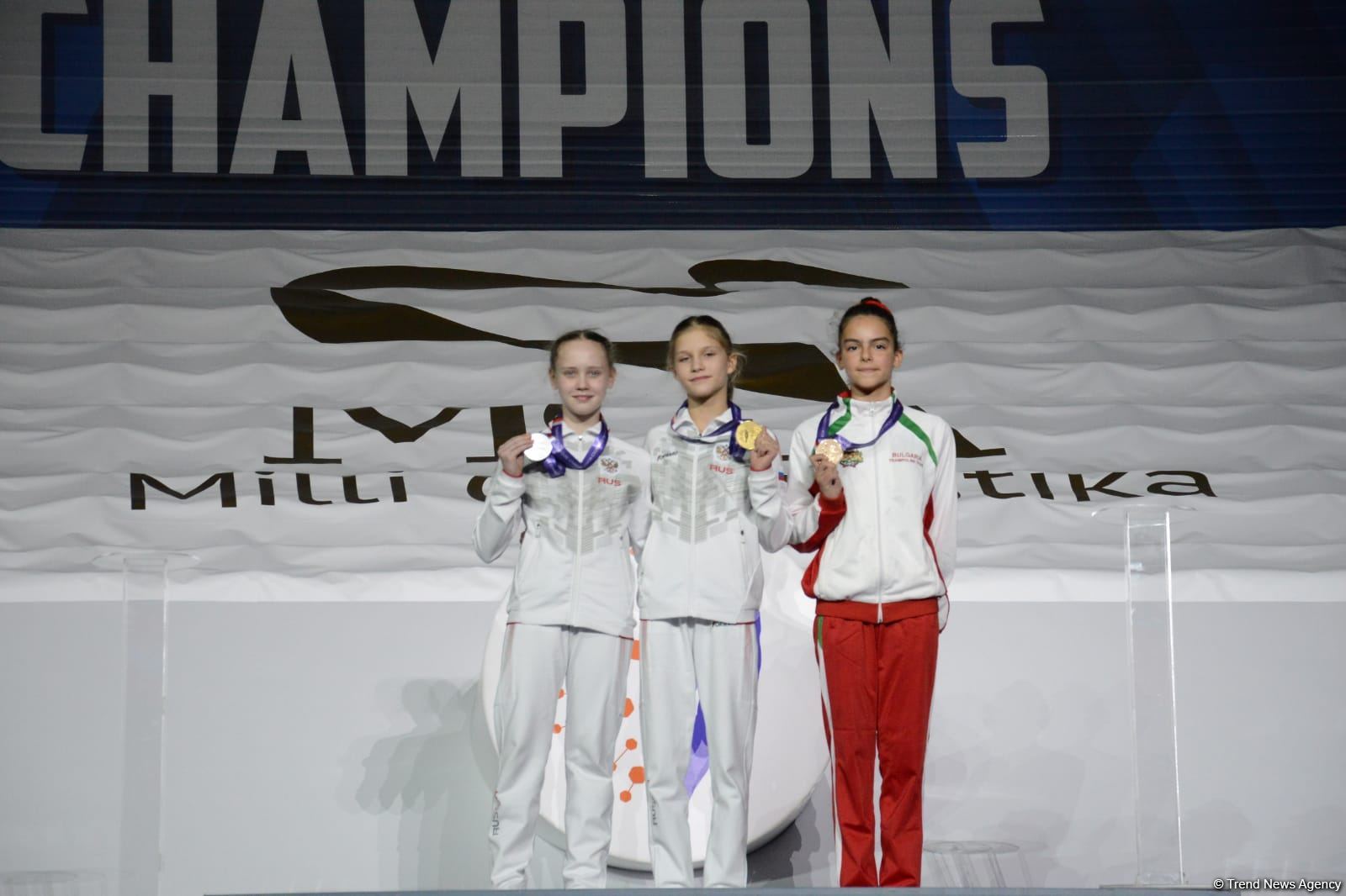 Baku holds awarding ceremony for winners of final day of FIG World Age Group Competitions