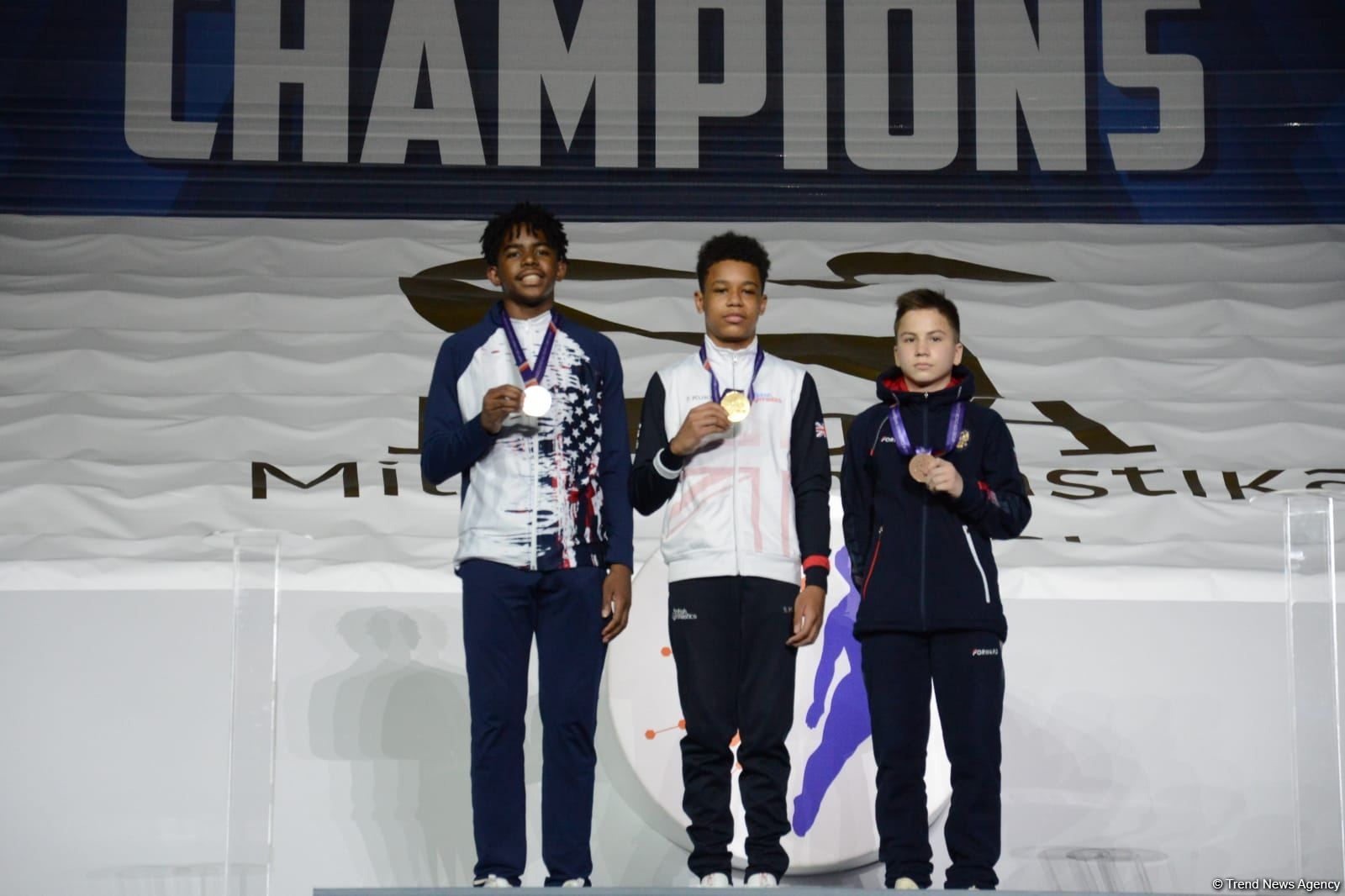 Baku holds awarding ceremony for winners of final day of FIG World Age Group Competitions