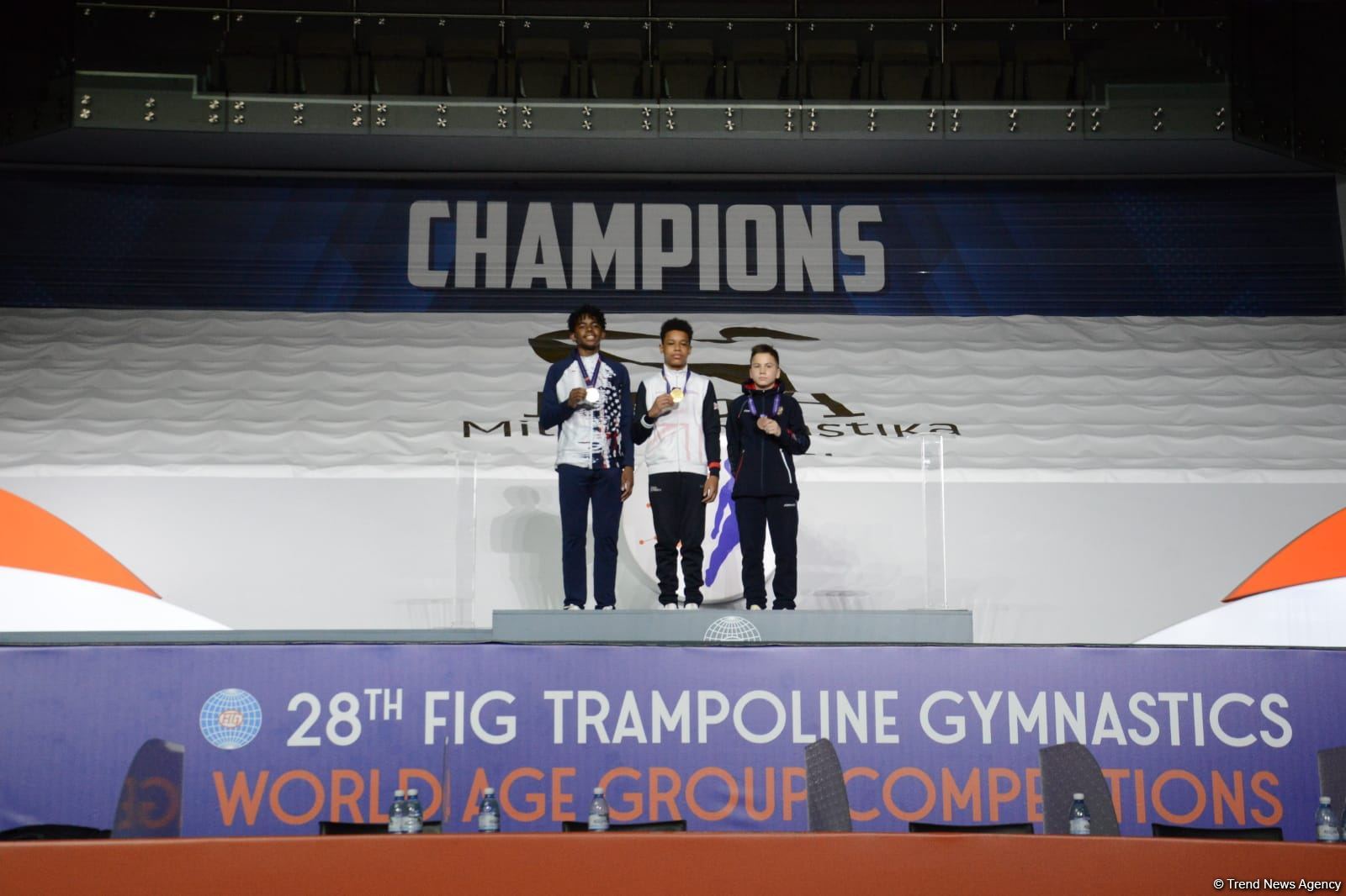 Baku holds awarding ceremony for winners of final day of FIG World Age Group Competitions