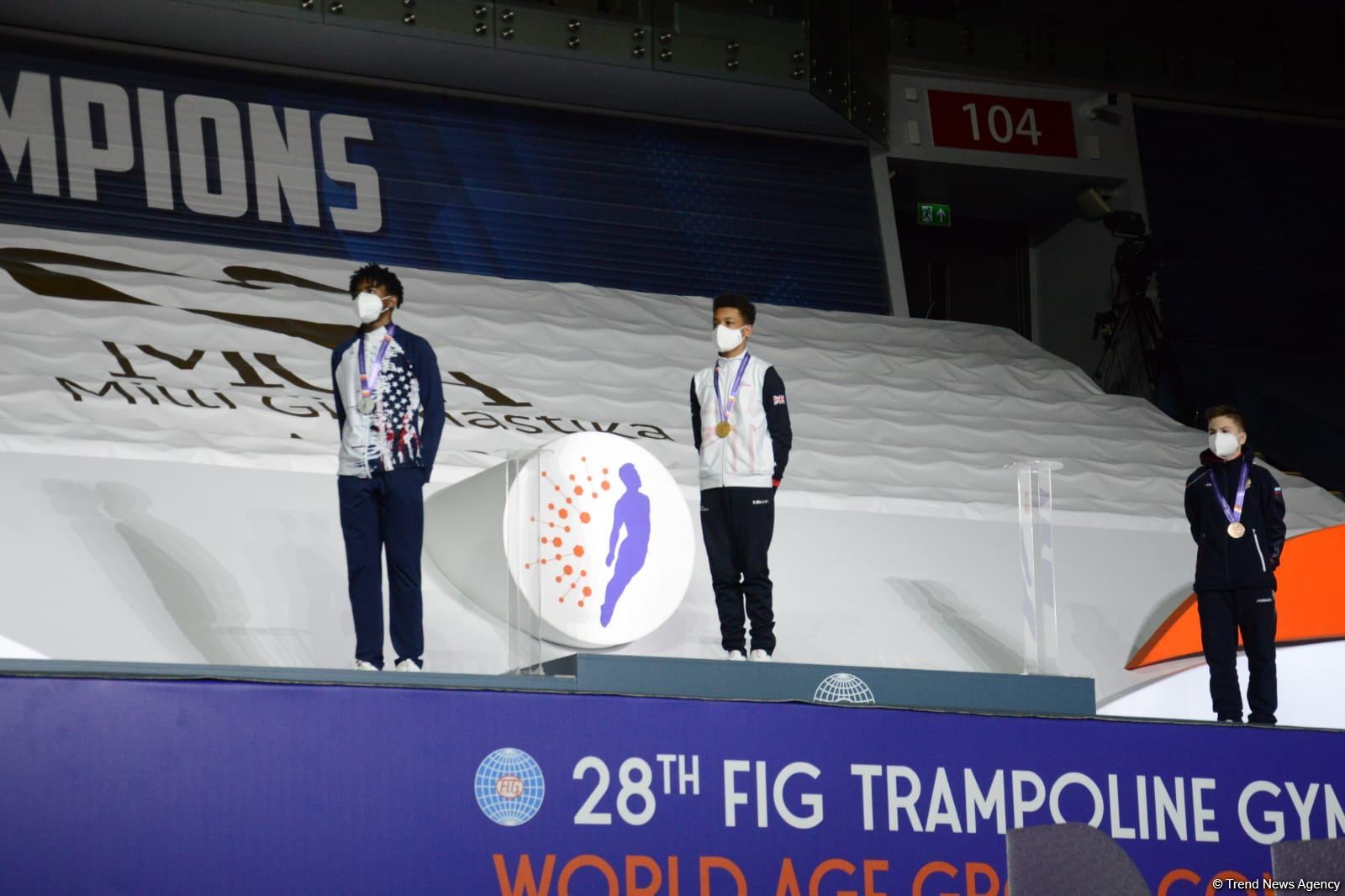 Baku holds awarding ceremony for winners of final day of FIG World Age Group Competitions
