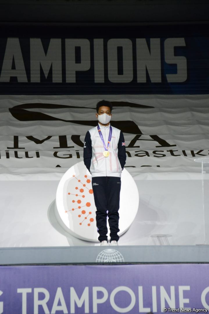 Baku holds awarding ceremony for winners of final day of FIG World Age Group Competitions