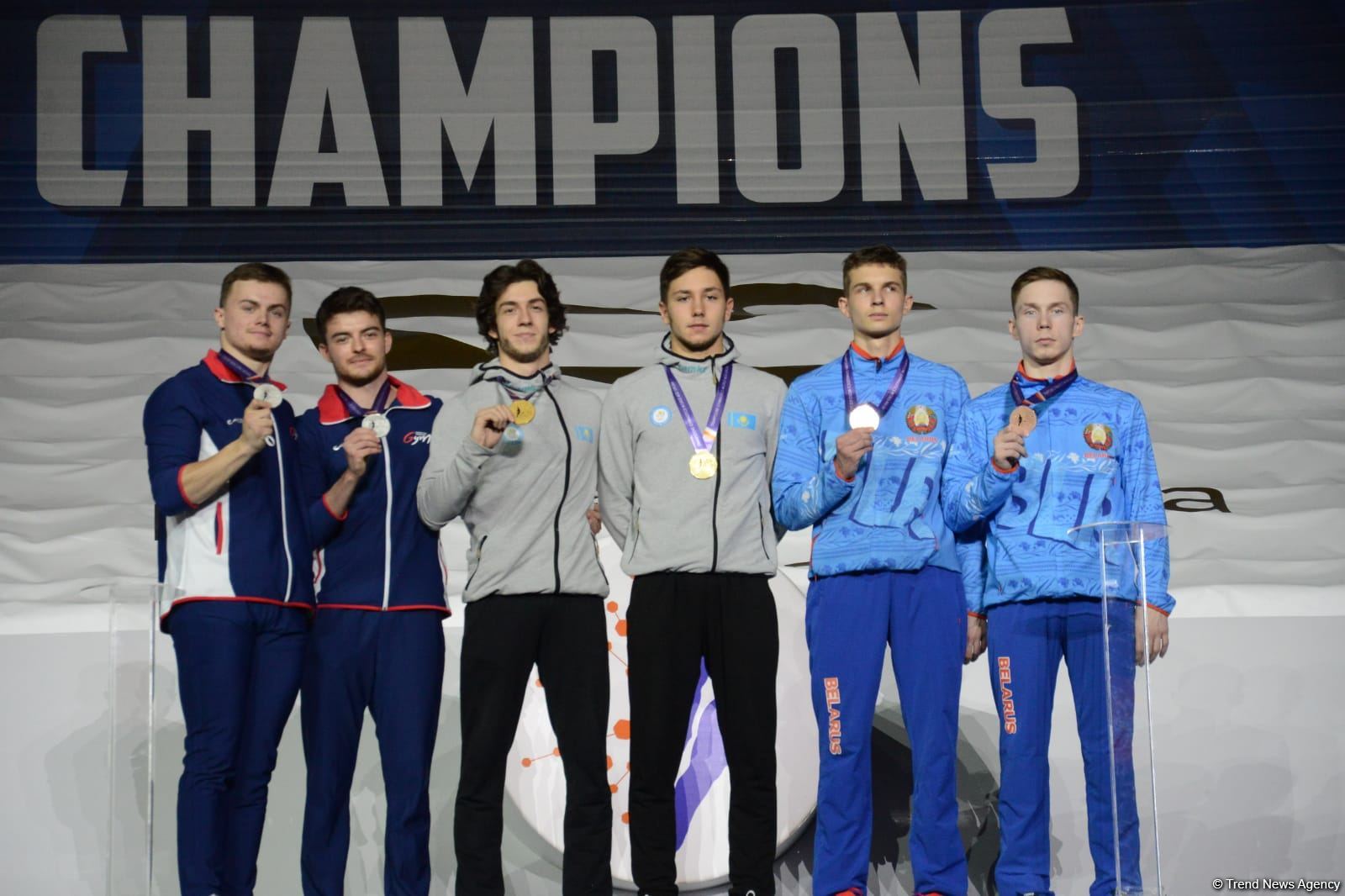 Baku holds awarding ceremony for winners of final day of FIG World Age Group Competitions
