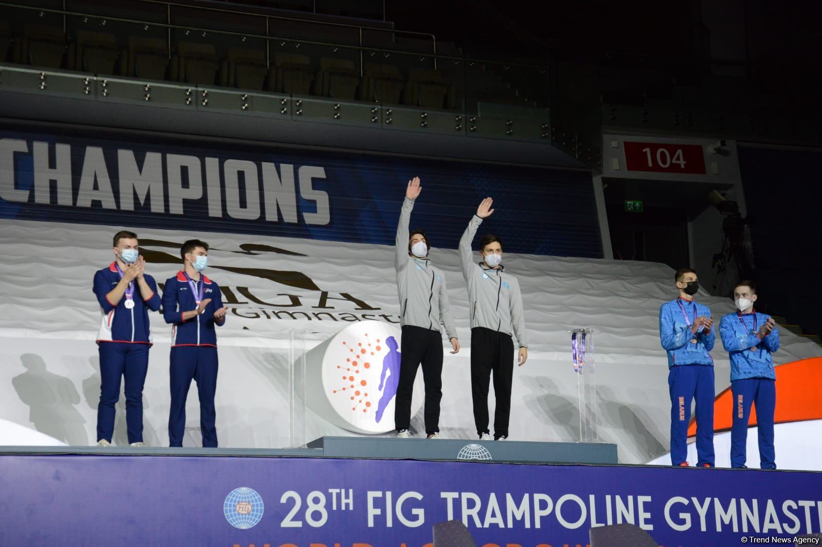 Baku holds awarding ceremony for winners of final day of FIG World Age Group Competitions