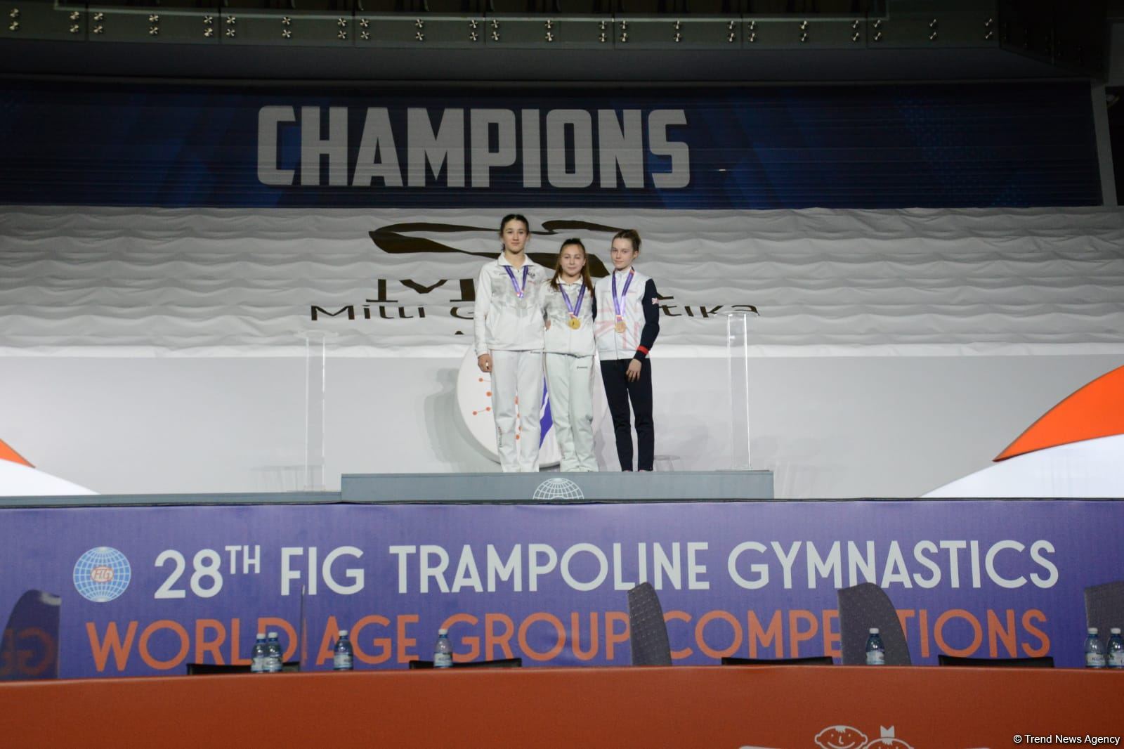 Baku holds awarding ceremony for winners of final day of FIG World Age Group Competitions