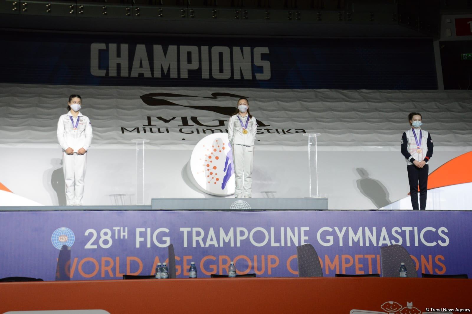 Baku holds awarding ceremony for winners of final day of FIG World Age Group Competitions