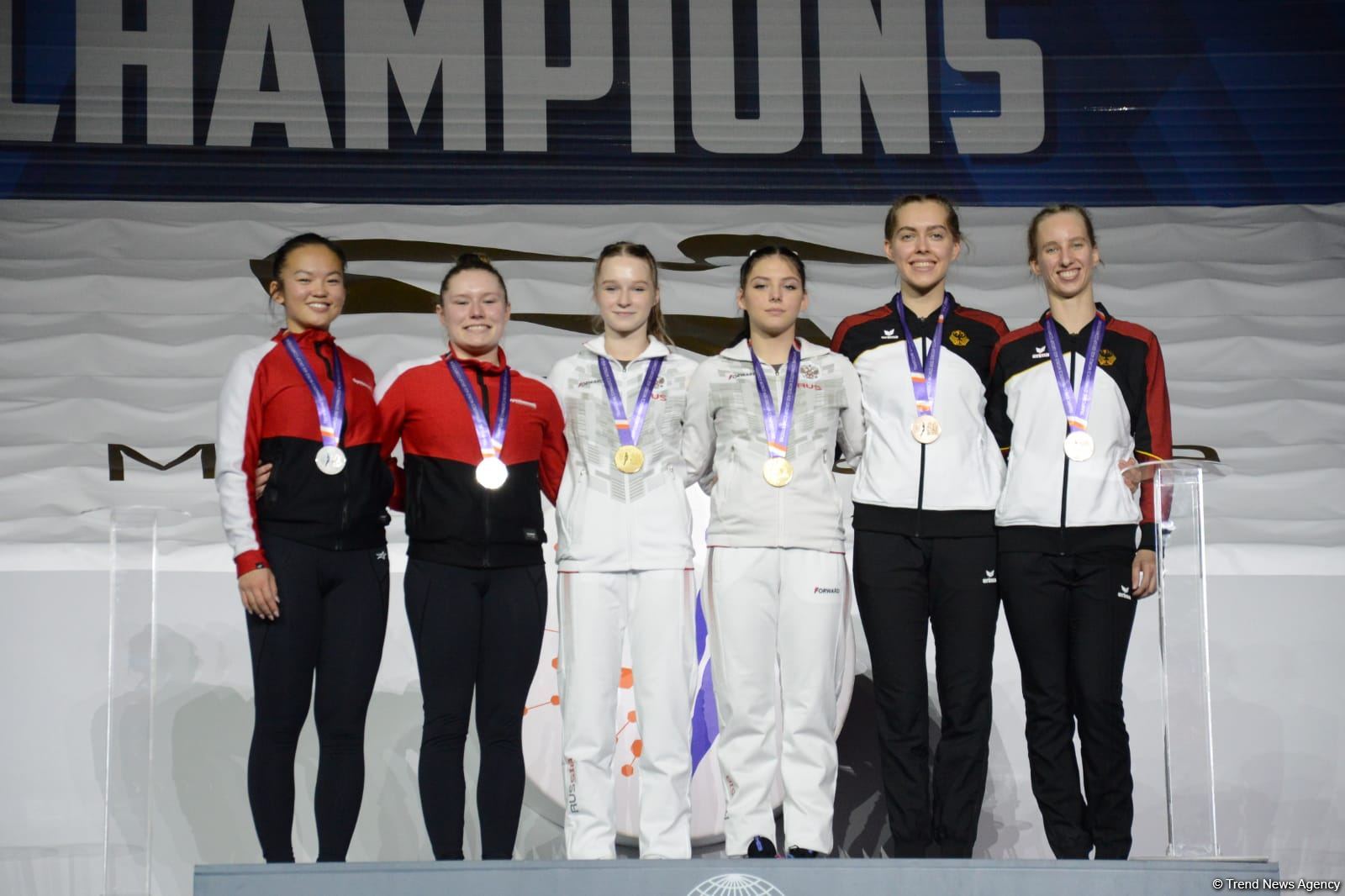 Baku holds awarding ceremony for winners of final day of FIG World Age Group Competitions