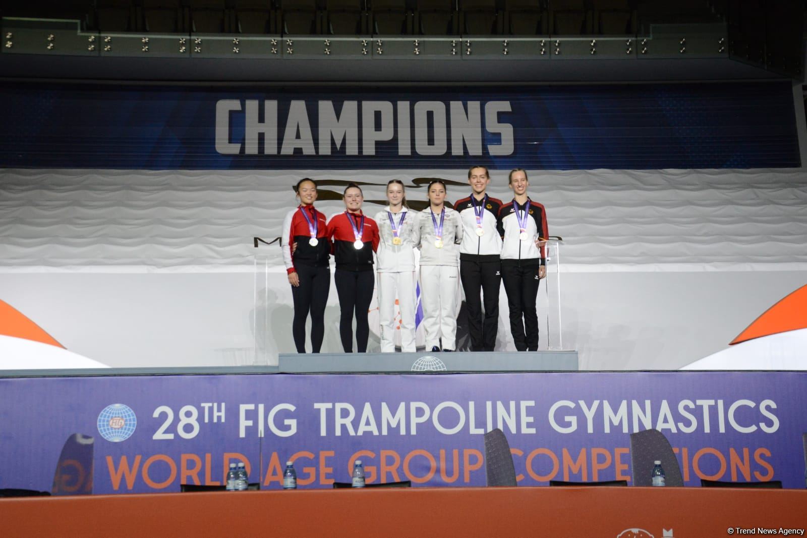 Baku holds awarding ceremony for winners of final day of FIG World Age Group Competitions