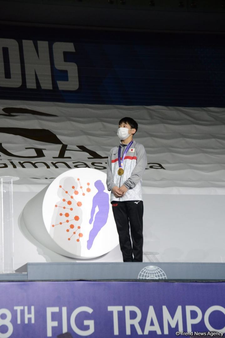 Baku holds awarding ceremony for winners of final day of FIG World Age Group Competitions