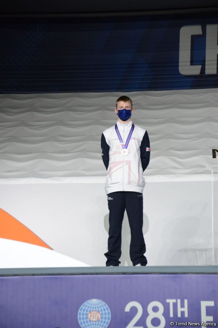 Baku holds awarding ceremony for winners of final day of FIG World Age Group Competitions