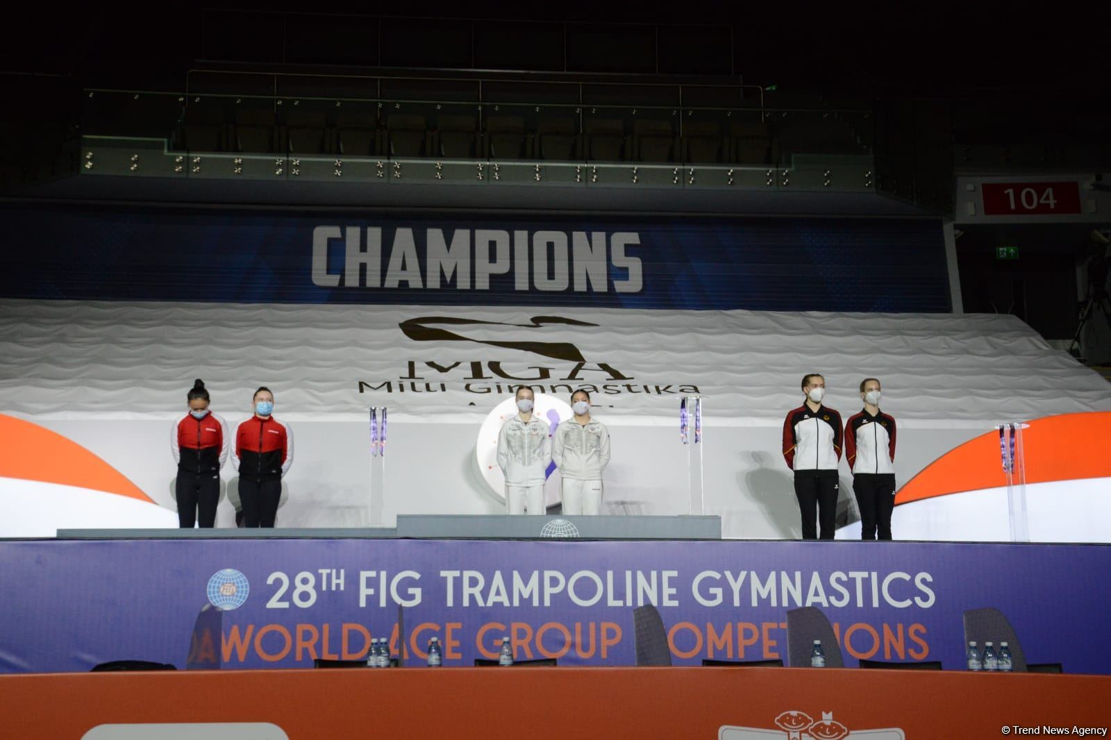 Baku holds awarding ceremony for winners of final day of FIG World Age Group Competitions