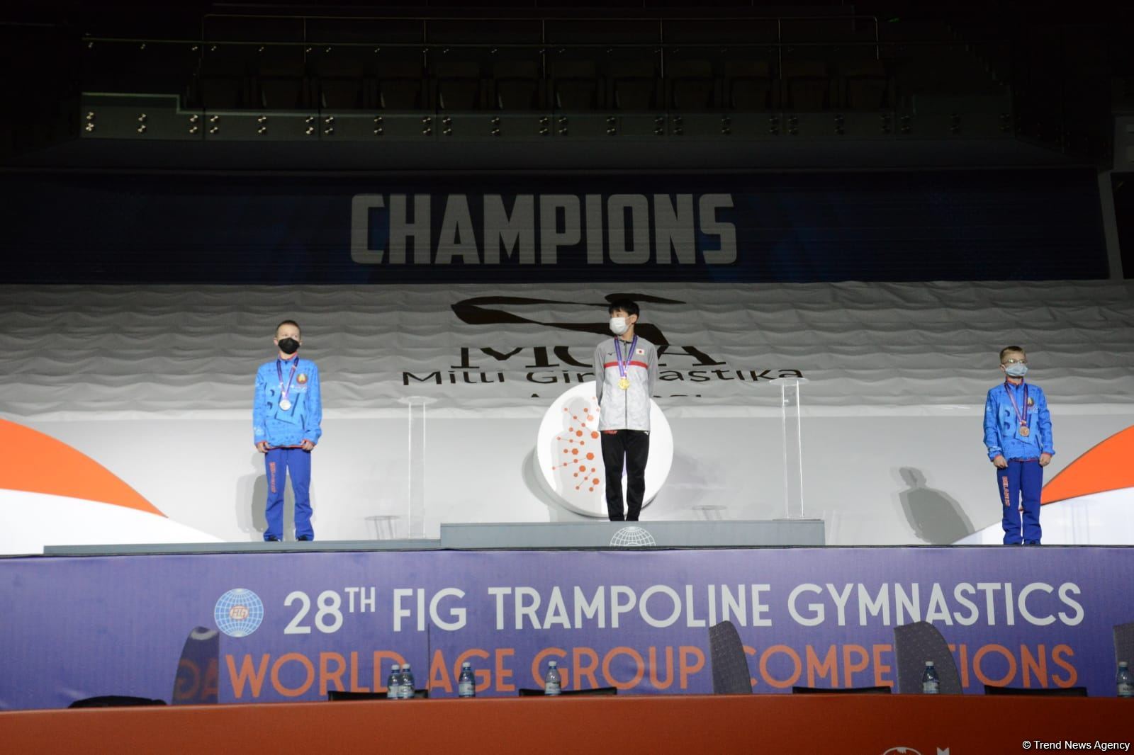 Baku holds awarding ceremony for winners of final day of FIG World Age Group Competitions