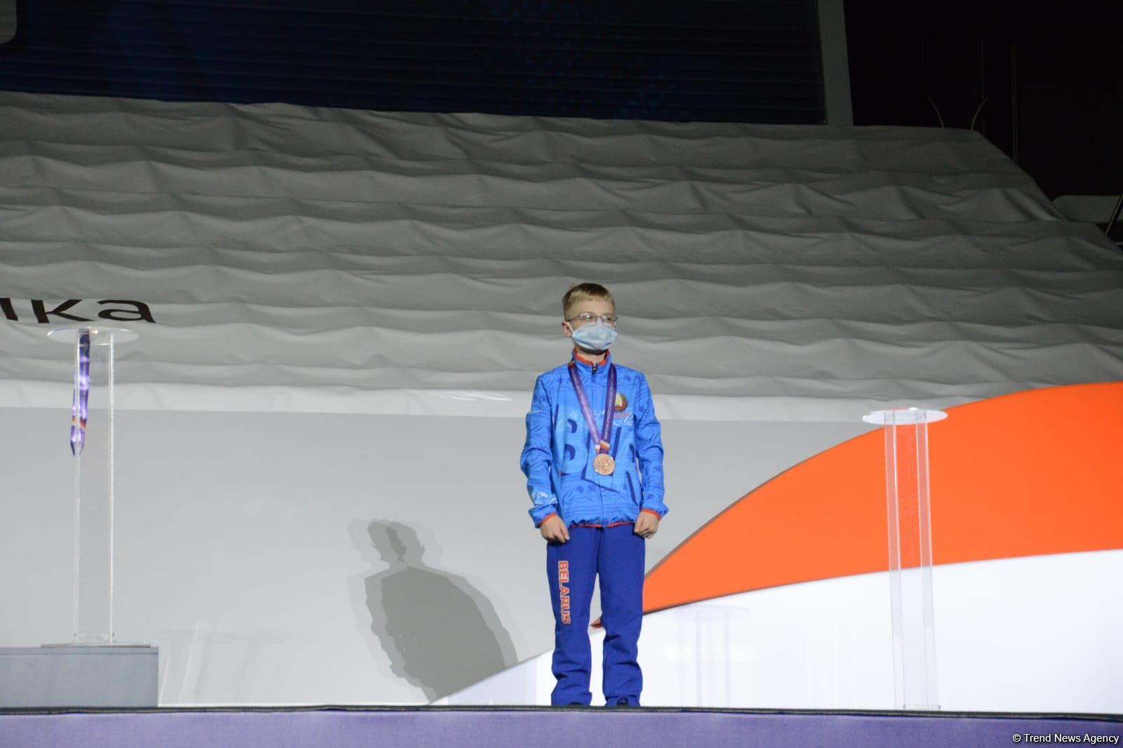 Baku holds awarding ceremony for winners of final day of FIG World Age Group Competitions