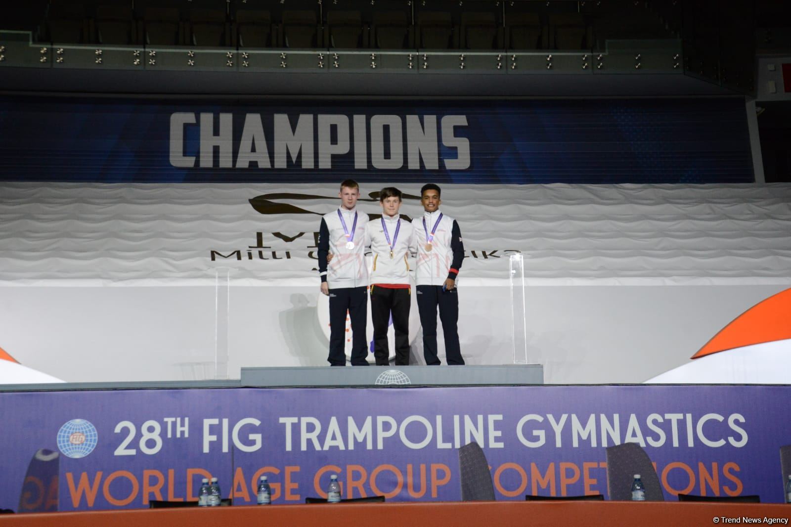 Baku holds awarding ceremony for winners of final day of FIG World Age Group Competitions