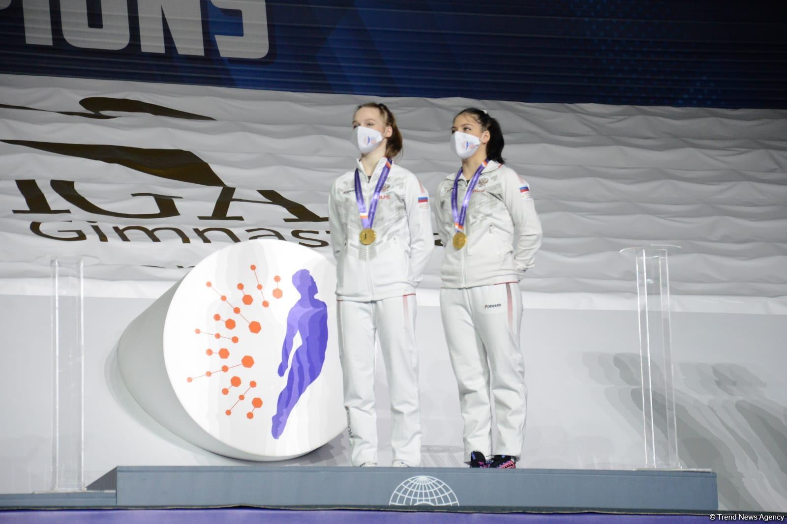 Baku holds awarding ceremony for winners of final day of FIG World Age Group Competitions