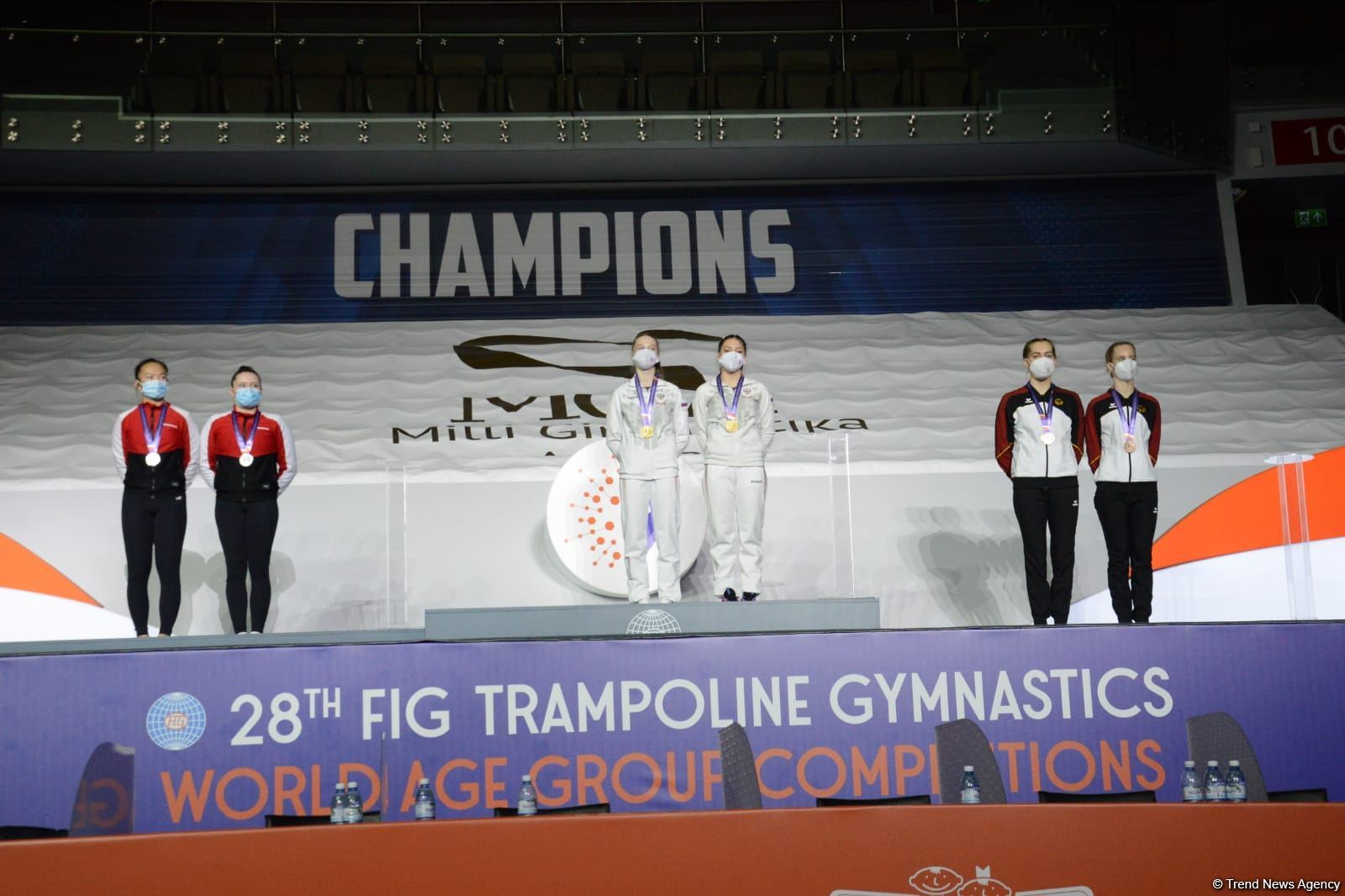 Baku holds awarding ceremony for winners of final day of FIG World Age Group Competitions