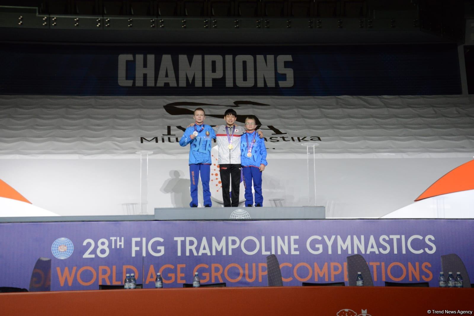 Baku holds awarding ceremony for winners of final day of FIG World Age Group Competitions