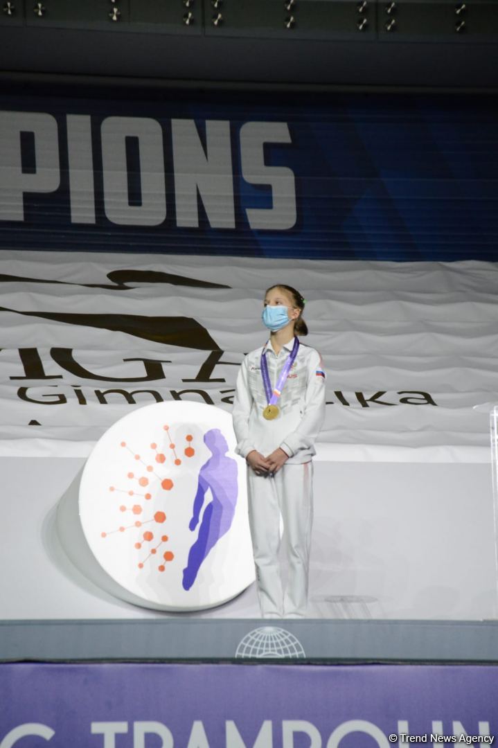Baku holds awarding ceremony for winners of final day of FIG World Age Group Competitions