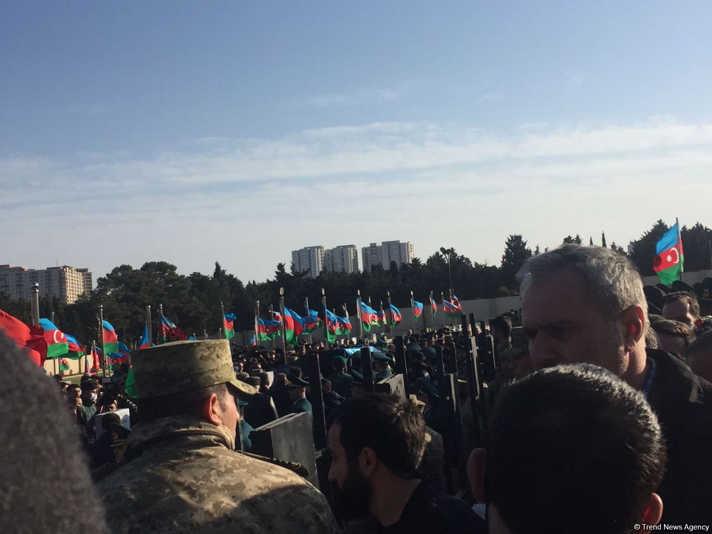 Burial ceremony of Azerbaijani helicopter crash victims held in second Alley of Martyrs (PHOTO/VIDEO)
