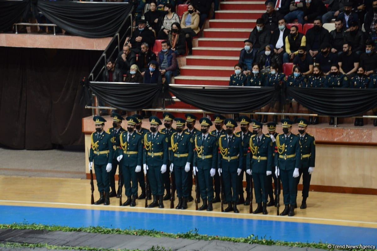 Azerbaijan holds farewell ceremony for servicemen who died in military helicopter crash (PHOTO/VIDEO)