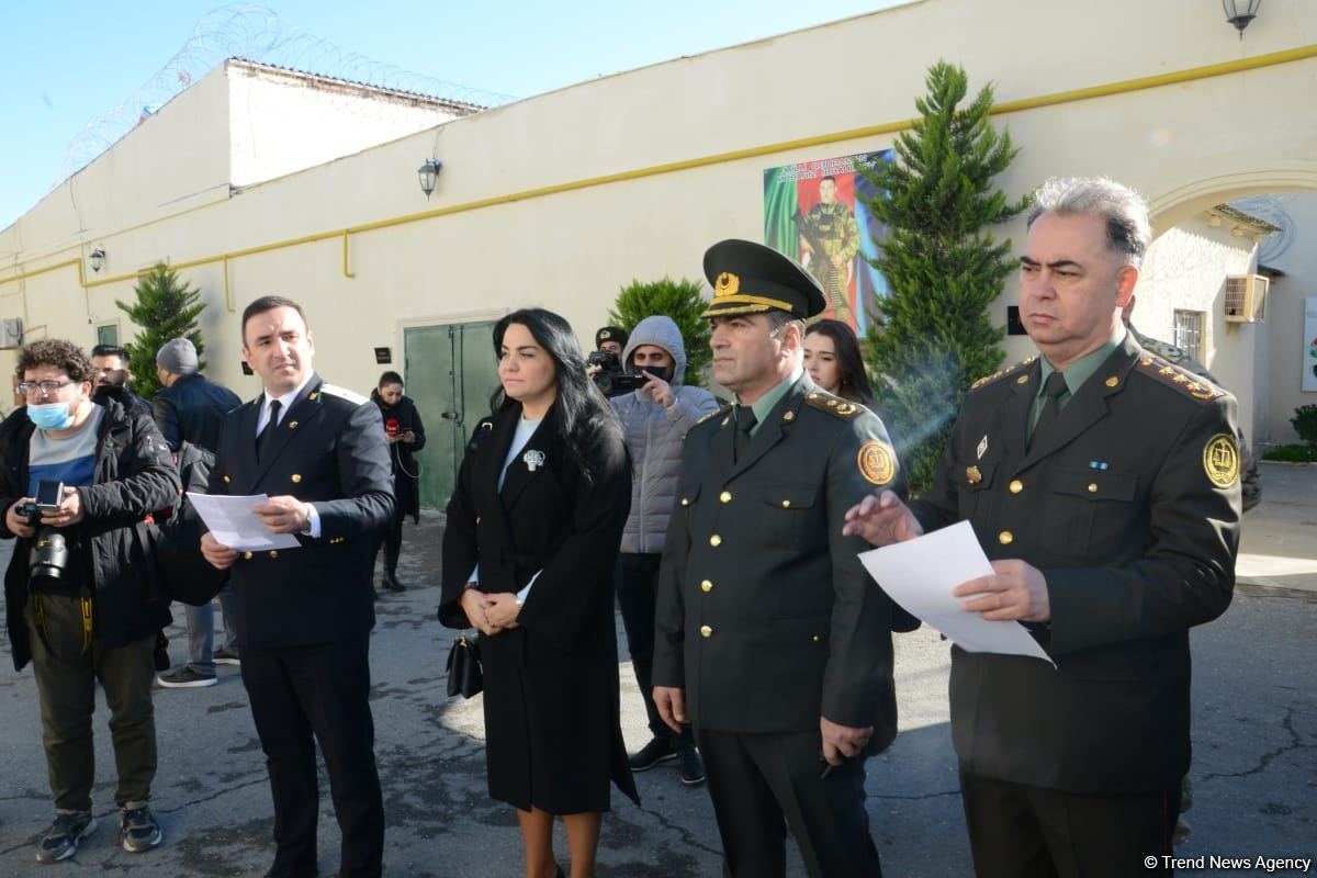 Azerbaijan releases 122 prisoners from correctional institution within amnesty act (PHOTO)