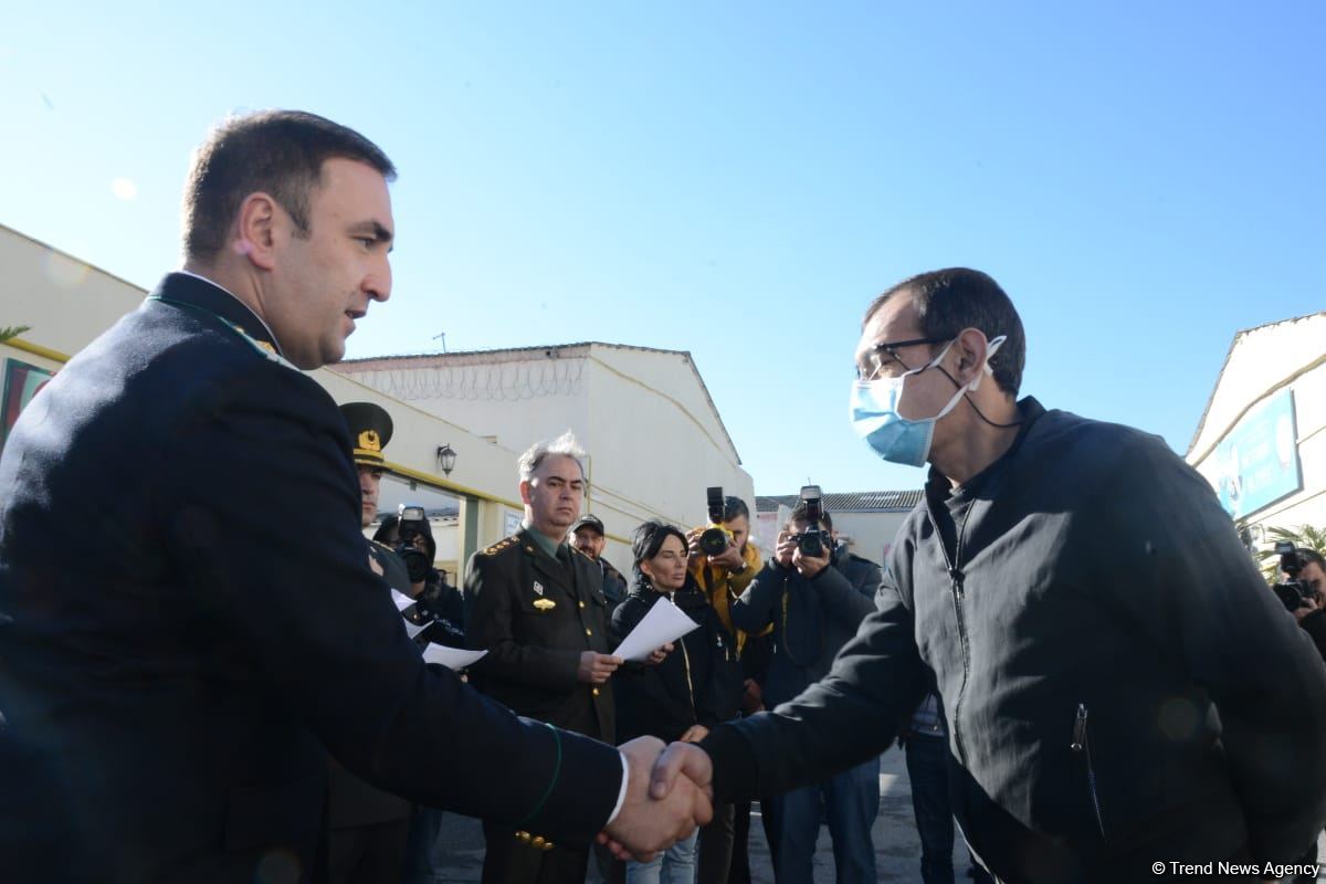Azerbaijan releases 122 prisoners from correctional institution within amnesty act (PHOTO)