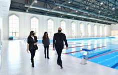 President Ilham Aliyev and First Lady Mehriban Aliyeva view conditions created at Guba Olympic Sports Complex (PHOTO/VIDEO)