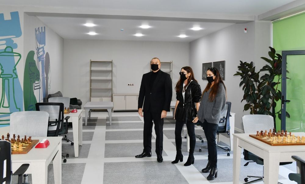 President Ilham Aliyev and First Lady Mehriban Aliyeva view conditions created at Guba Olympic Sports Complex (PHOTO/VIDEO)