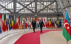 President Ilham Aliyev and President of European Council met in Brussels (PHOTO/VIDEO)