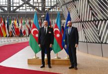 President Ilham Aliyev and President of European Council met in Brussels (PHOTO/VIDEO)