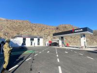 Azerbaijan opens first gas station on Goris-Gafan road (PHOTO)