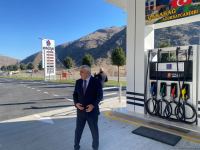 Azerbaijan opens first gas station on Goris-Gafan road (PHOTO)