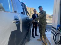 Azerbaijan opens first gas station on Goris-Gafan road (PHOTO)