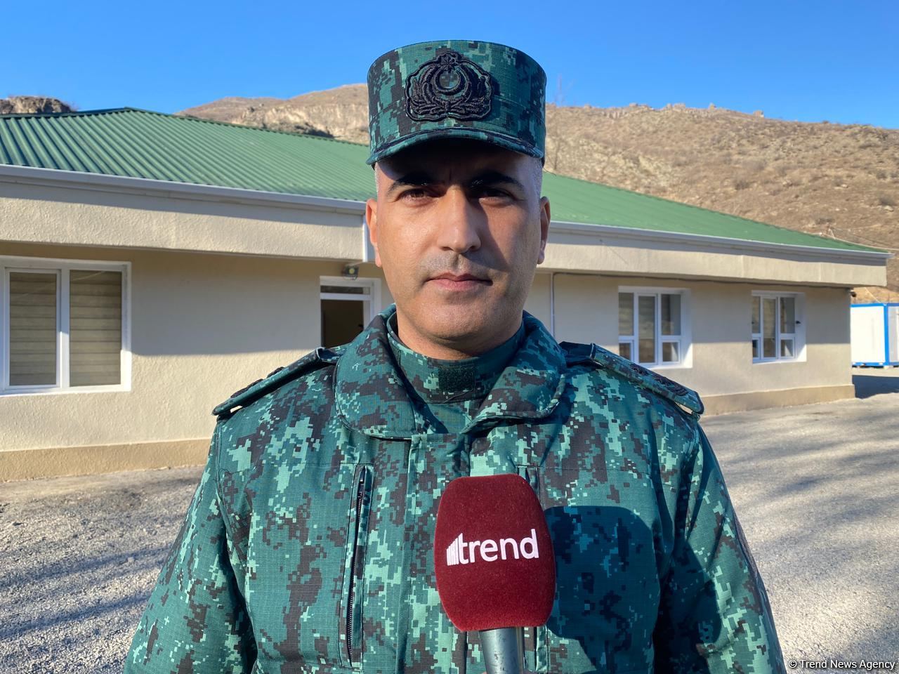 Azerbaijan commissions Eyvazli checkpoint on border with Armenia (PHOTO)