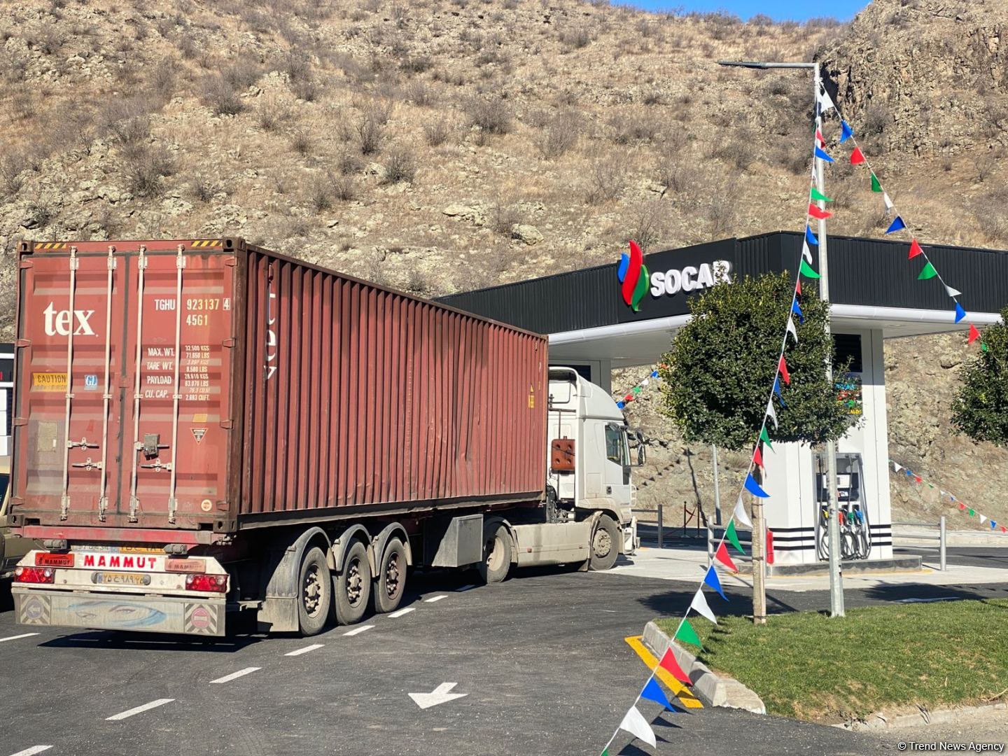 Azerbaijan opens first gas station on Goris-Gafan road (PHOTO)