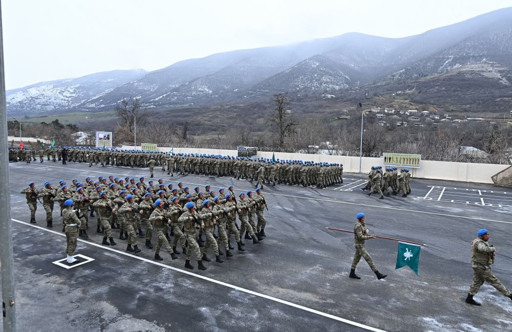 President Ilham Aliyev, First Lady Mehriban Aliyeva attend opening of military unit in Hadrut settlement (PHOTO/VIDEO)