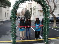 Heydar Aliyev Foundation VP Leyla Aliyeva takes part in opening ceremony of another yard, renovated within "Our Yard" project (PHOTO)