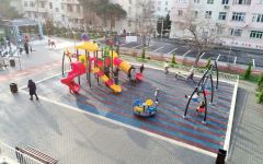 Heydar Aliyev Foundation VP Leyla Aliyeva takes part in opening ceremony of another yard, renovated within "Our Yard" project (PHOTO)